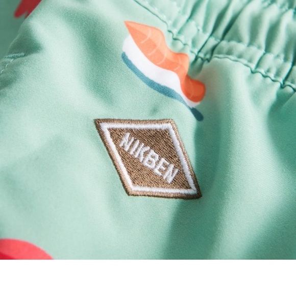 NWT NIKBEN JIRO Swim Shorts 1003- Green Size Large. - Picture 4 of 10